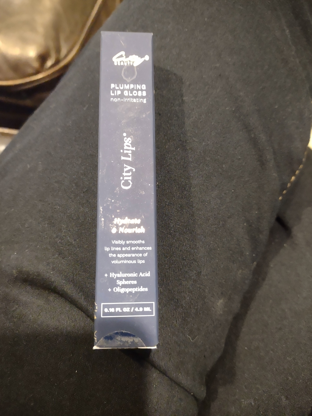 City Lips Plumping Lip Gloss – Navy Blue